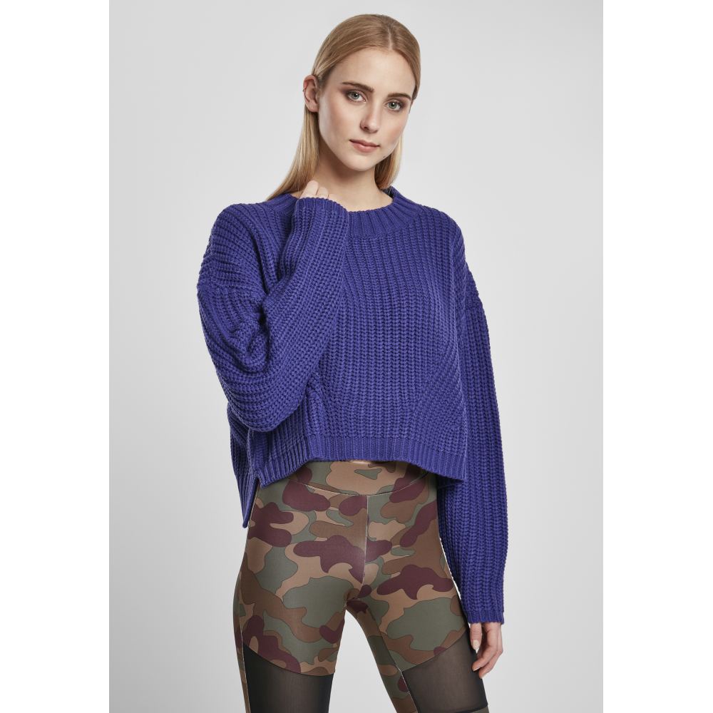 Urban Classics - Wide Oversize Sweatshirt - Blau/Lila